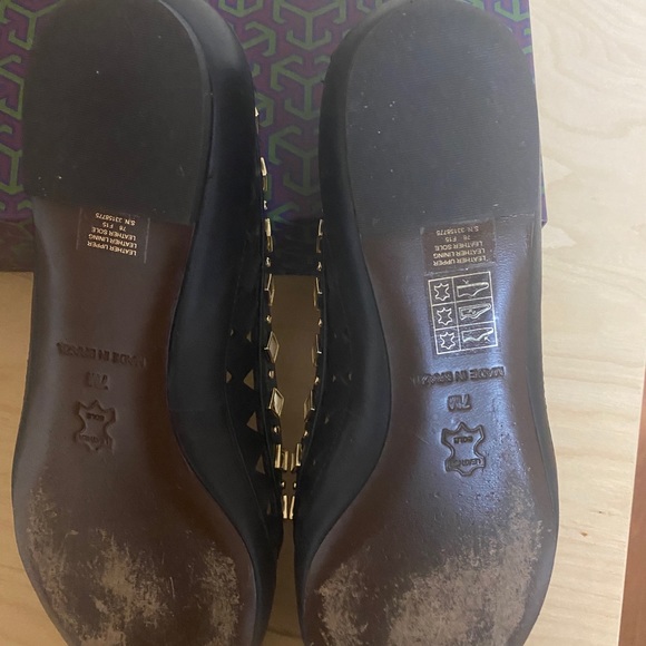Tory Burch Navy Ballerina with studs. Size US:7 - Picture 7 of 7